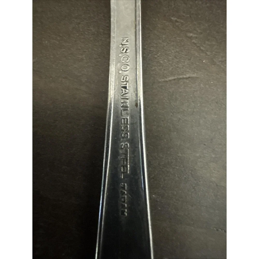 National Stainless NST12 Flatware Dinner Forks,Spoons Knives Japan Set Of 10